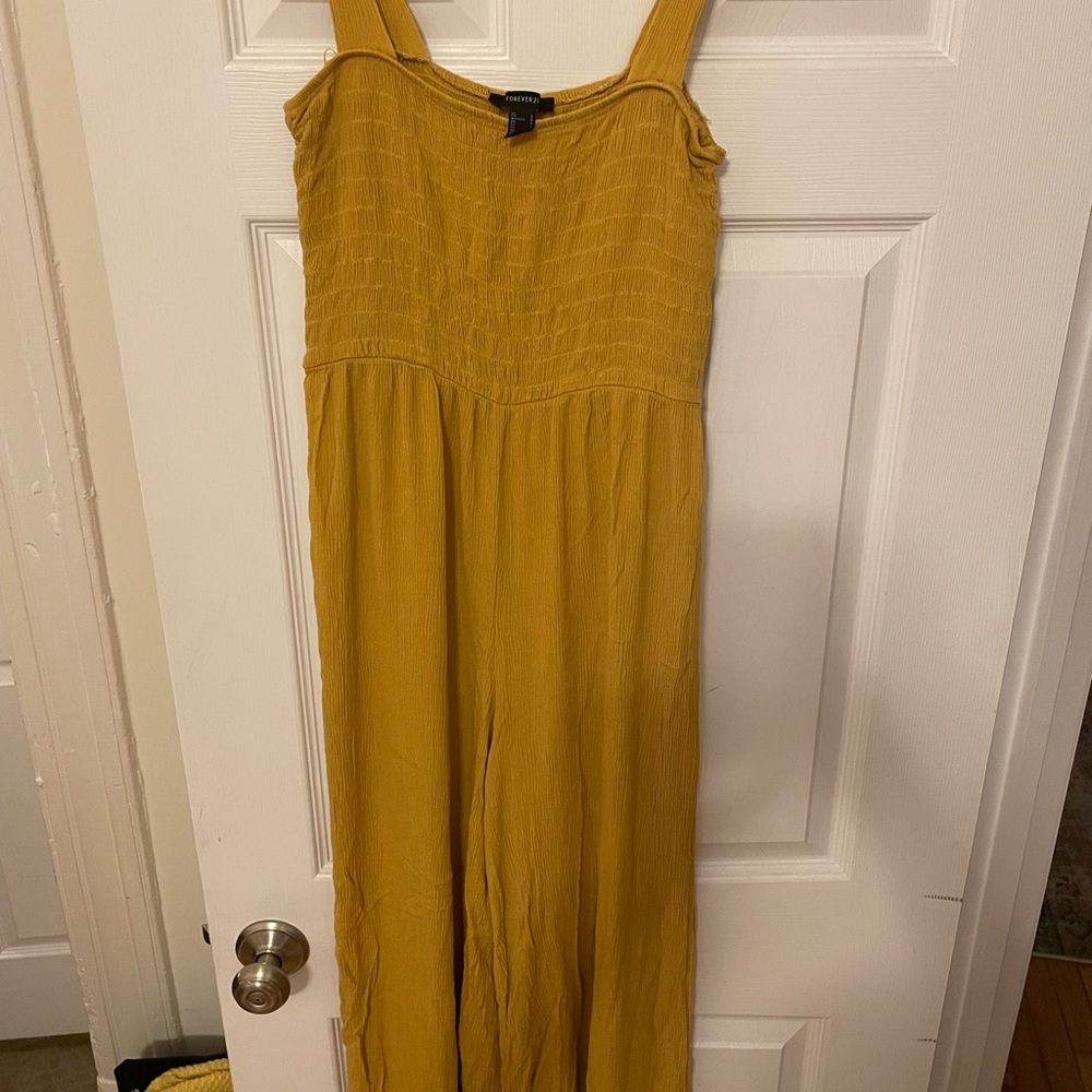 Large Mustard Jumpsuit